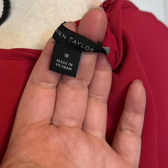 NWOT ann Taylor midi carnation pink dress. Slowly. Elegant - Picture 5 of 7